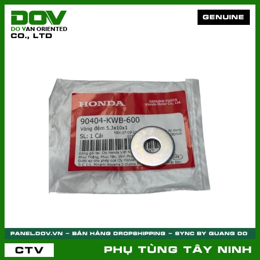 VÒNG ĐỆM 5.3X10X1 — 90404KWB600