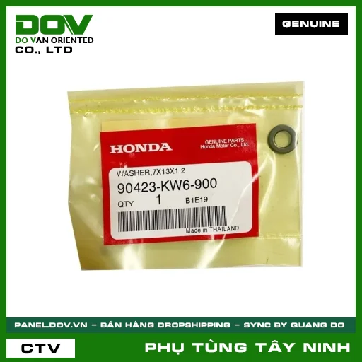 VÒNG ĐỆM 7X13X1.2 — 90423KW6900