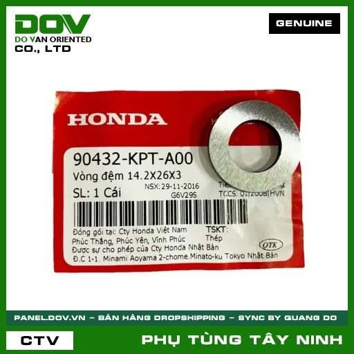 VÒNG ĐỆM 14.2X26X3 — 90432KPTA00