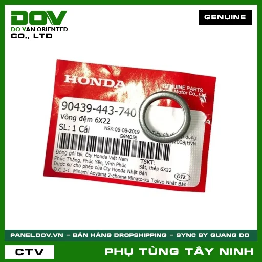 VÒNG ĐỆM 6X22 — 90439443740