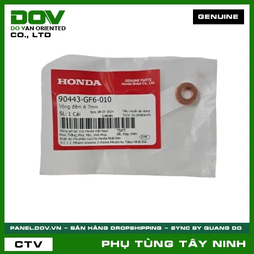 VÒNG ĐỆM A 7MM — 90443GF6010