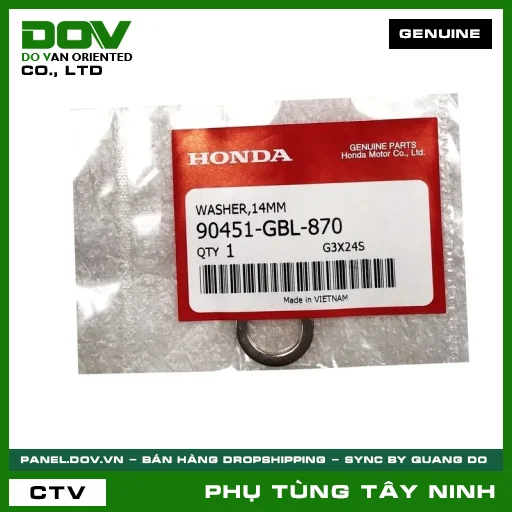 VÒNG ĐỆM 14MM — 90451GBL870