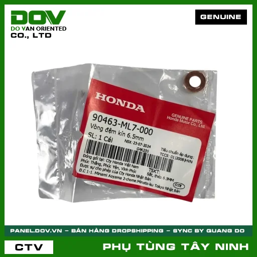 VÒNG ĐỆM KÍN 6.5MM — 90463ML7000