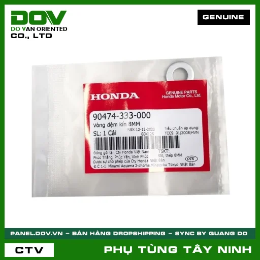 VÒNG ĐỆM KÍN 8MM — 90474333000