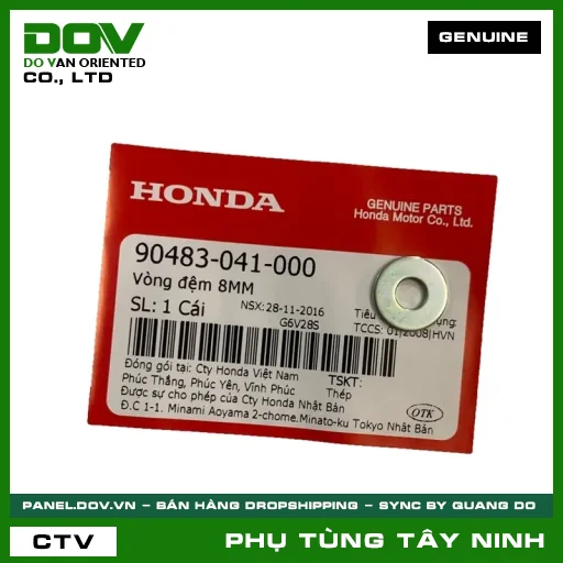 VÒNG ĐỆM 8MM — 90483041000