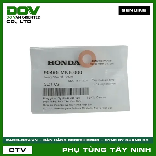VÒNG ĐỆM NHỚT 8MM — 90495MN5000