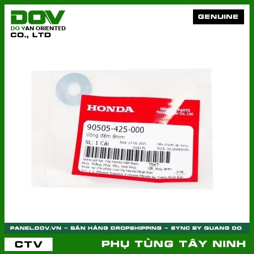 VÒNG ĐỆM 8MM — 90505425000
