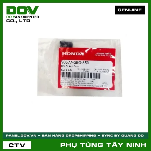 ĐAI ỐC (Ê CU) KẸP 5MM — 90677GBG850