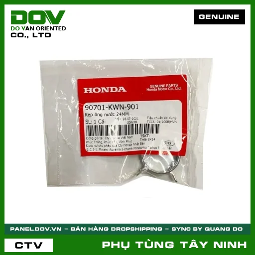 KẸP ỐNG NƯỚC 24MM — 90701KWN901