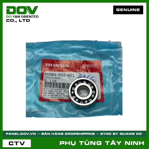 VÒNG BI 6201 (KHÔNG PHỚT CHẮN BỤI) — 91004KN2901
