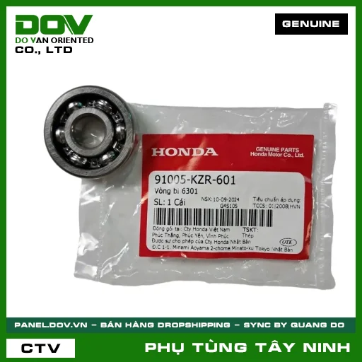 VÒNG BI 6301 — 91005KZR601