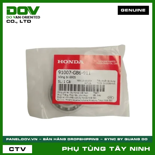 VÒNG BI 6905 — 91007GB6911