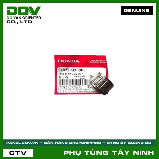 VÒNG BI KIM 21X25X17 — 91071KPH901