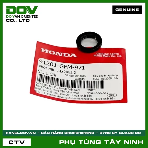 PHỚT NHỚT 14X20X3.2 — 91201GFM971