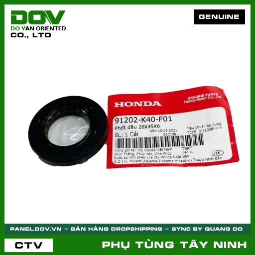 PHỚT NHỚT 26X45X6 — 91202K40F01