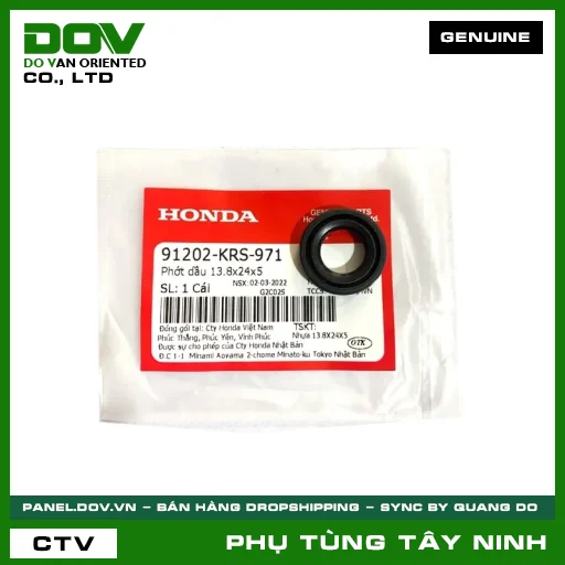 PHỚT NHỚT 13.8X24X5 — 91202KRS971