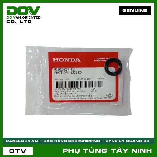 PHỚT NHỚT 12X18X4 — 91202KSP911