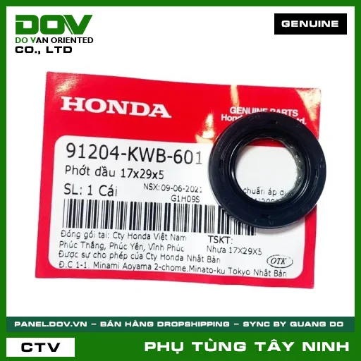 PHỚT NHỚT 12X26X5 — 91202KTW901