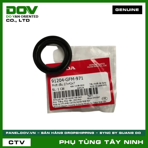 PHỚT NHỚT 27X42X7 — 91204GFM971