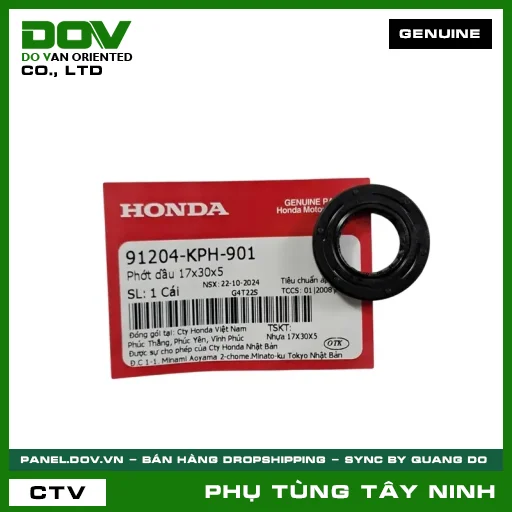 PHỚT NHỚT 17X30X5 — 91204KPH901
