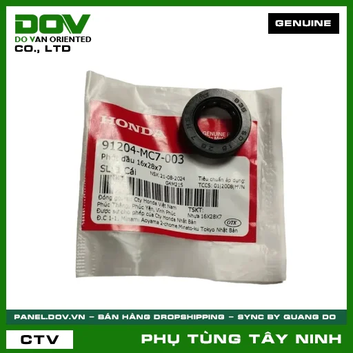 PHỚT NHỚT 16X28X7 — 91204MC7003
