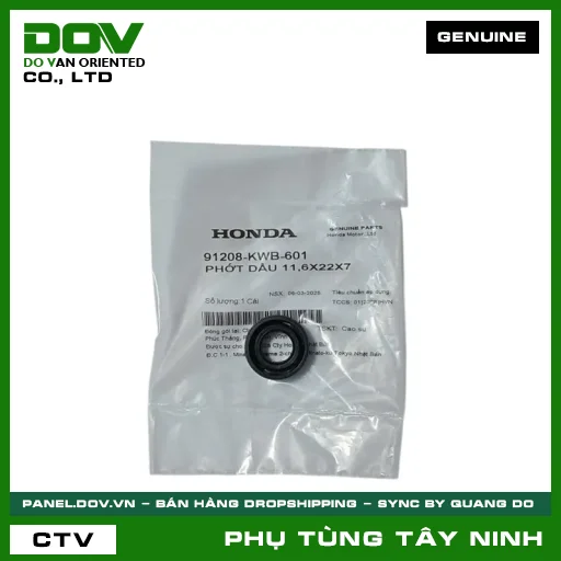PHỚT NHỚT 11,6X22X7 — 91208KWB601