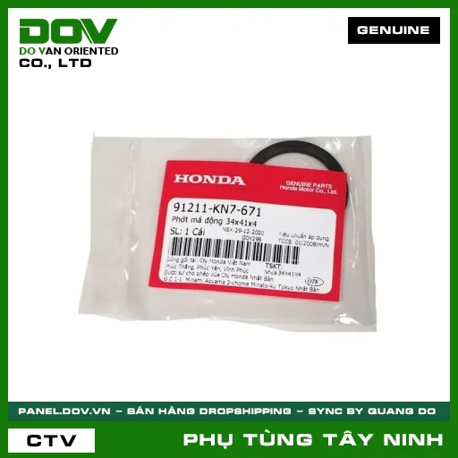 PHỚT MÁ ĐỘNG 34X41X4 — 91211KN7671