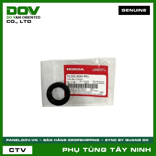 PHỚT NHỚT 23X37X7 — 91252KGH901