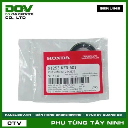 PHỚT CHẮN BỤI 25X35X6 — 91253KZR601