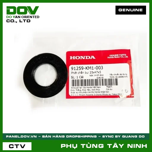 PHỚT CHẮN BỤI 25X47X5 — 91259KM1003