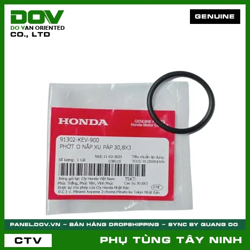 PHỚT O NẮP XU PÁP 30,8X3 — 91302KEV900