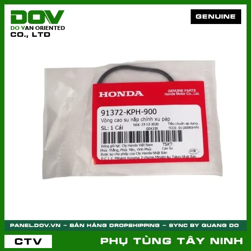 VÒNG CAO SU NẮP CHỈNH XU PÁP — 91372KPH900
