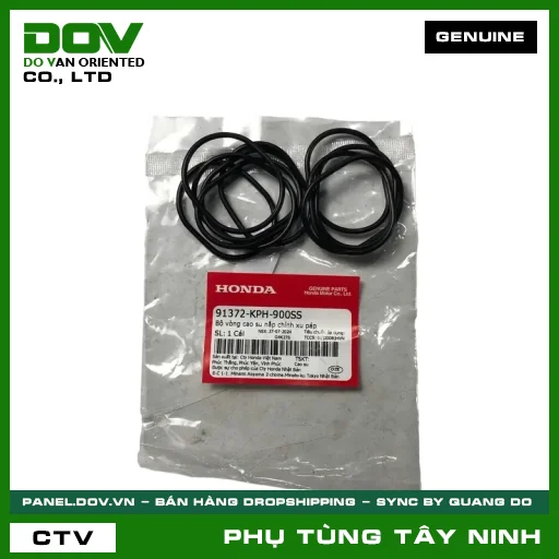 BỘ VÒNG CAO SU NẮP CHỈNH XU PÁP — 91372KPH900SS