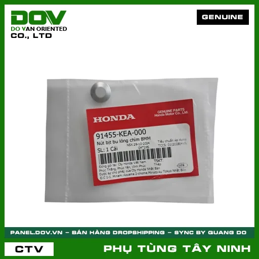 NÚT BỊT BU LÔNG (ỐC) CHÌM 8MM — 91455KEA000
