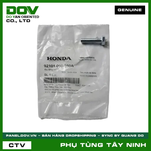 BU LÔNG (ỐC) 6X25 — 92101060250A