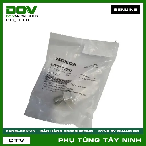 BU LÔNG (ỐC) XẢ NHỚT 12MM — 9280012000