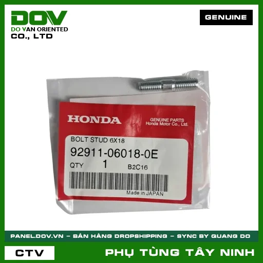 BU LÔNG (ỐC) 2.6X18 — 92911060180E