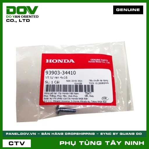 VÍT TỰ REN 4X16 — 9390334410