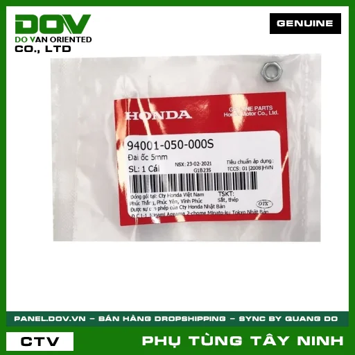 ĐAI ỐC (Ê CU) 5MM — 94001050000S