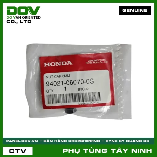 ĐAI ỐC (Ê CU) MŨ 6MM — 94021060700S