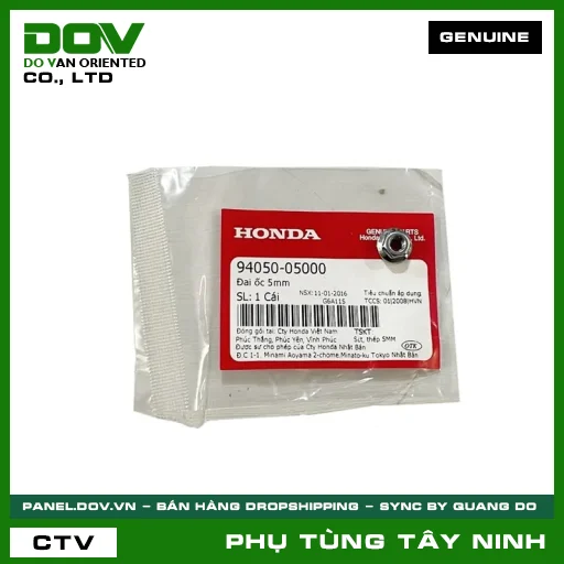 ĐAI ỐC (Ê CU) 5MM — 9405005000