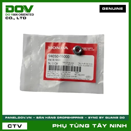 ĐAI ỐC (Ê CU) 6MM — 9405006000
