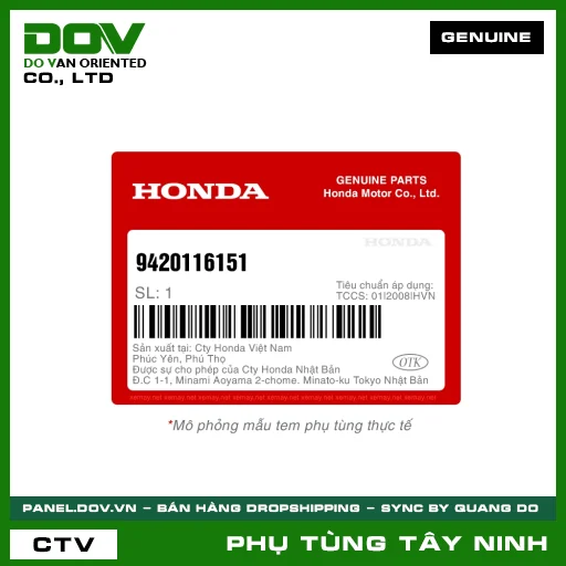 CHỐT ĐỊNH VỊ CHẺ 1.6 — 9420116151