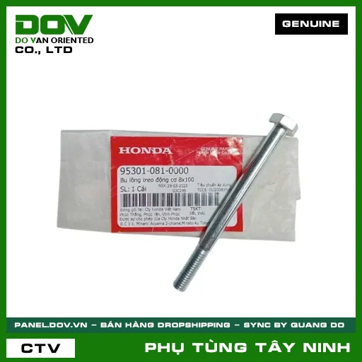 BU LÔNG (ỐC) TREO ĐỘNG CƠ 8X100 — 953010810000