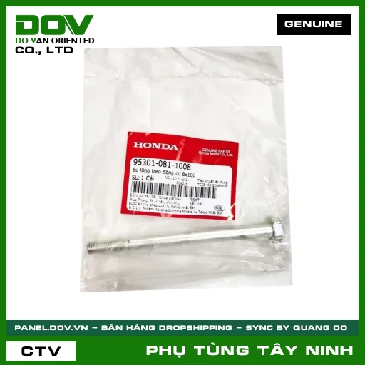 BU LÔNG (ỐC) TREO ĐỘNG CƠ 8X100 — 953010811008