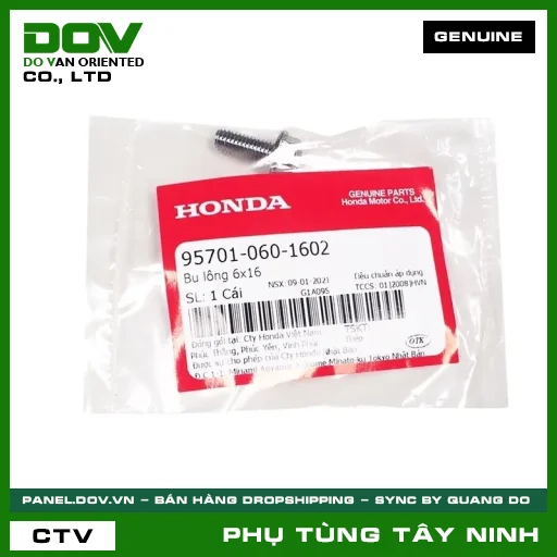 BU LÔNG (ỐC) 6X16 — 957010601602