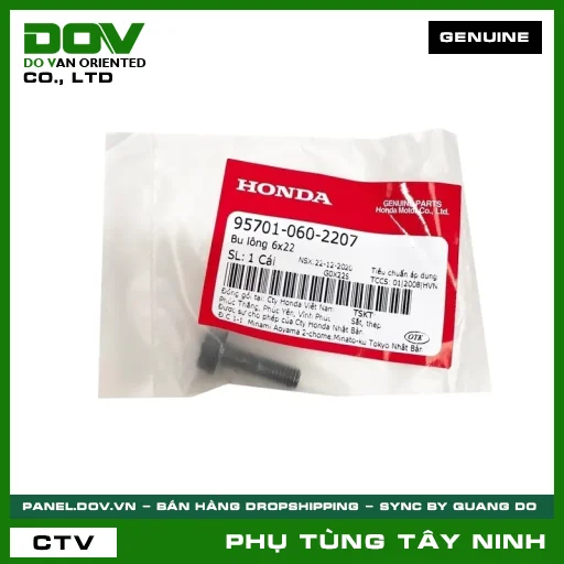 BU LÔNG (ỐC) 6X22 — 957010602207