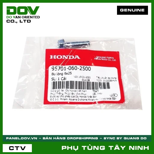 BU LÔNG (ỐC) 6X25 — 957010602500