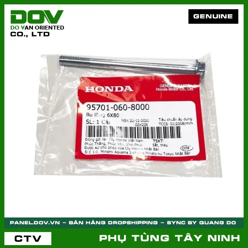 BU LÔNG (ỐC) 6X80 — 957010608000
