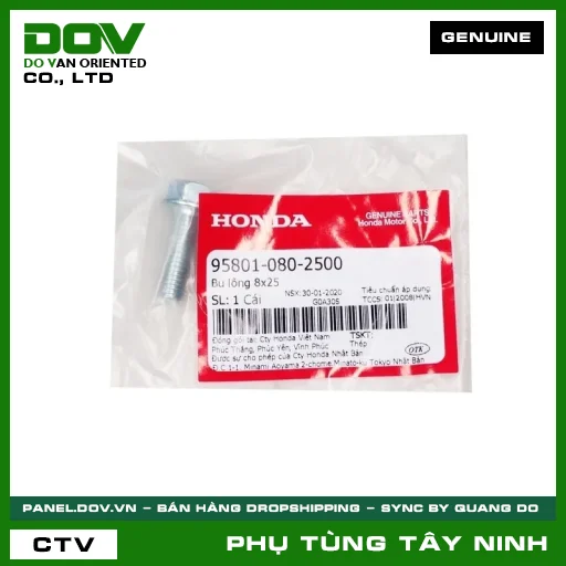 BU LÔNG (ỐC) 8X25 — 958010802500